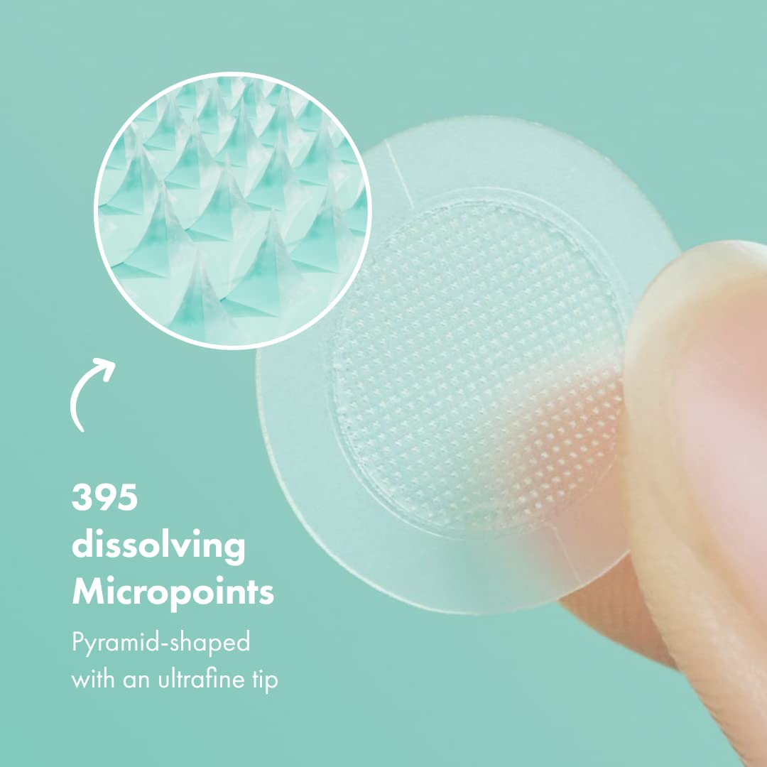 Mighty Patch Micropoint™ for Blemishes from Hero Cosmetics - Hydrocolloid Acne Spot Treatment Patch for Early Stage Zits and Hidden Pimples, 395 Micropoints (8 Patches)