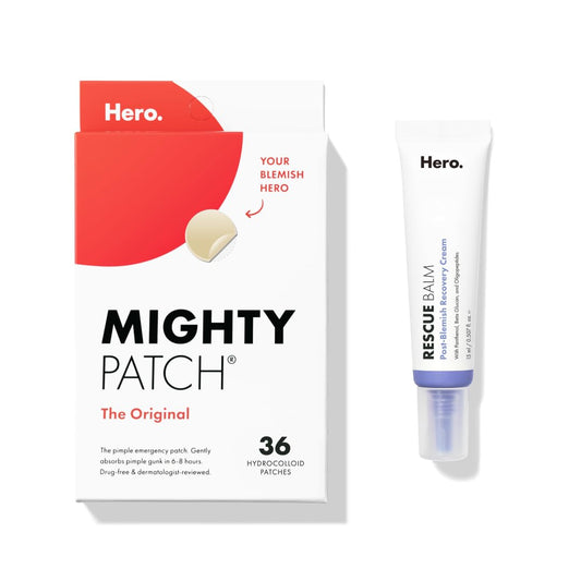 Hero Cosmetics Mighty Patch™ Original Patch 36ct and Rescue Balm Bundle