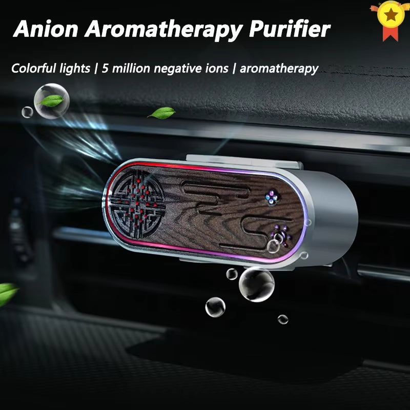 Car Negative Ion Air Purifier USB Diffuser Aromatherapy Parfum Accessories - Car Gadgets