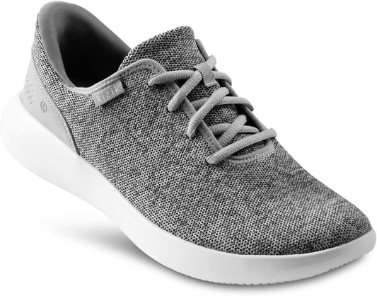 Kizik Madrid Hands Free Mens and Womens Sneakers, Casual Slip On Shoes for Women or Men, Comfortable for Walking, Women's and Men's Fashion Sneakers for Any Occasion - Light Grey, M12 / W13.5