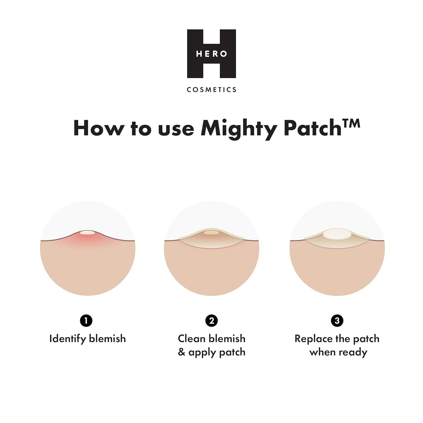 Hero Cosmetics Mighty Patch™ Original Patch 36ct and Exfoliating Jelly Cleanser Bundle