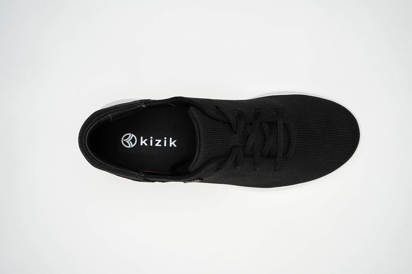 Kizik Madrid Hands Free Mens and Womens Sneakers, Casual Slip On Shoes for Women or Men, Comfortable for Walking, Women's and Men's Fashion Sneakers for Any Occasion - Black/White, Wide M10 / W11.5