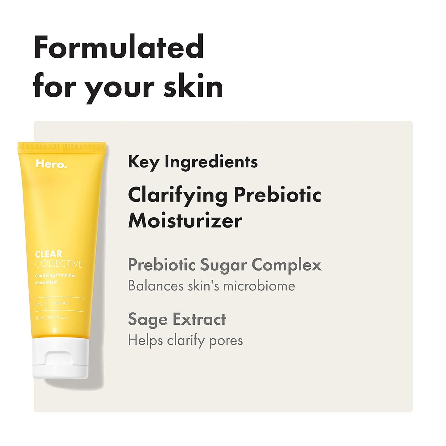 Hero Cosmetics Mighty Patch™ Original Patch 36ct and Clarifying Prebiotic Moisturizer Bundle