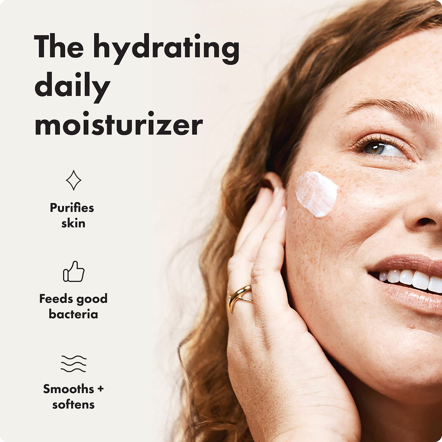 Clear Collective Clarifying Prebiotic Moisturizer from Hero Cosmetics - Hydrating Daily Face Moisturizer to Purify, Smooth and Soften Skin (2.36 fl oz)