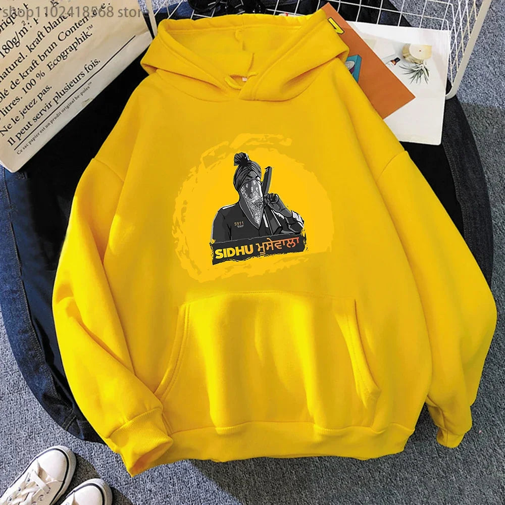 Sidhu Moose Wala Vintage Hoodies