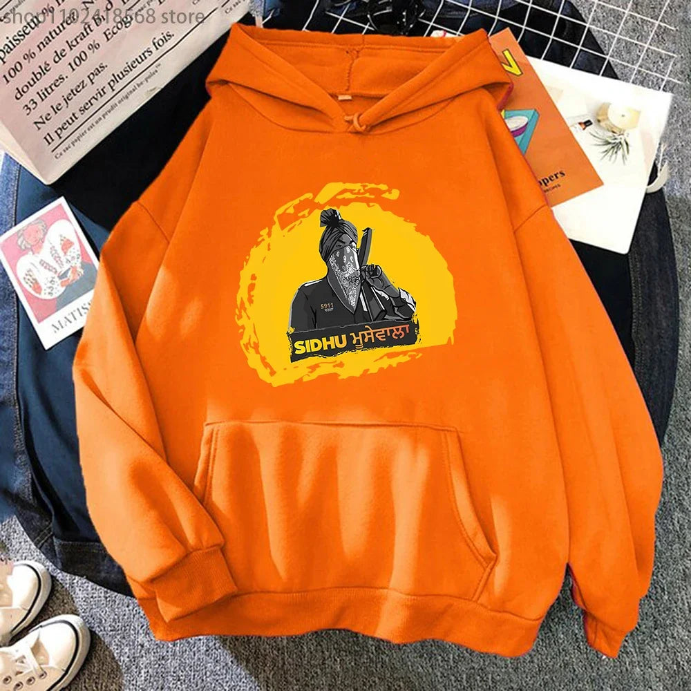 Sidhu Moose Wala Vintage Hoodies